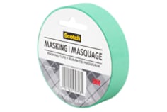 Scotch® Masking Tape, Mint Green, 3437-esf