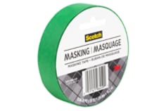 Scotch® Masking Tape, Primary Green, 3437-prg-esf
