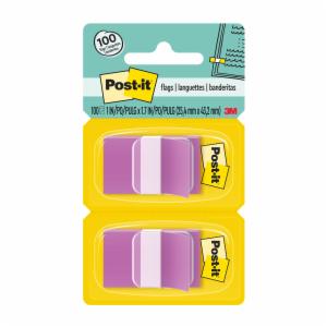 Post-it Flags 680-PU2, 1 in. x 1.7 in. (2.54 cm x 4.31 cm) Purple, 2-pkimage
