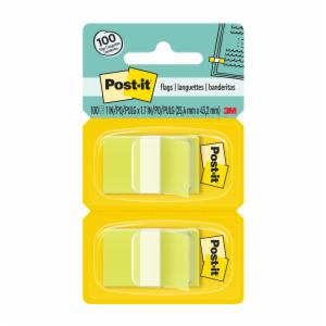 Post-it Flags 680-BG2, 1 in. x 1.7 in. (2.54 cm x 4.31 cm) Bright Green, 2-pkimage