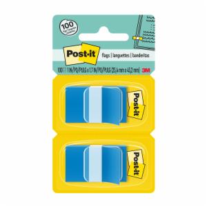 Post-it Flags 680-BE2, 1 in. x 1.7 in. (2.54 cm x 4.31 cm) Blue, 2-packimage
