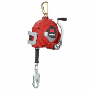 3M™ Protecta 3-Way Retrieval Self-Retracting Lifeline with Bracket 3590052, Galvanized Cable, Steel Snap Hook, 50ft, Class 1, ANSIimage