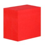 Post-it Super Sticky Notes 654-5SSRR, 3 in x 3 in (76 mm x 76 mm), Saffron