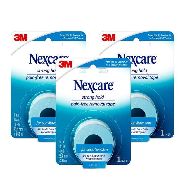 Nexcare Strong Hold Pain-Free Removal Tape SST1CA3PK-SIOC