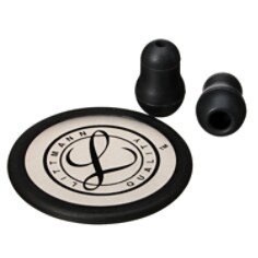 3M Littmann Stethoscope Spare Parts Kit, Master Classic, Black, 40022