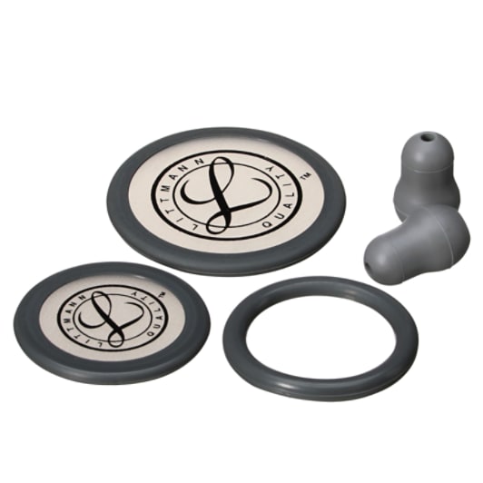 3M Littmann Stethoscope Spare Parts Kit, 40017 Classic III, Cardiology IV and CORE, Gray
