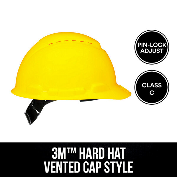 ™ Vented Hard Hat CHHYH1-V-12-DC