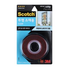 스카치™ 강력 투명 소재용 폼 양면테이프 CL120