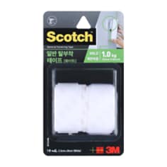 스카치™ 일반 탈부착테이프 화이트 30 cm