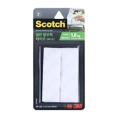 스카치™ 일반 탈부착테이프 화이트 9 cm