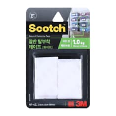 스카치™ 일반 탈부착테이프 화이트 5 cm