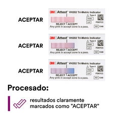 Procesado - Resultados claramente marcados como "ACEPTADO