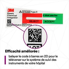 Balayer le code à barres 2D pour le téléverser sur le système de suivi des instruments