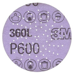 3M Xtract™ Film Disc 360L, P600, 3 mil (0.0762 mm), 3 in (76.2 mm