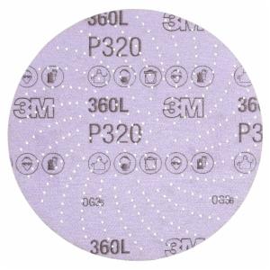 3M Xtract Film Disc 360L, P320 3MIL, 6 in, Die 600LG, 100/Carton, 500 ea/Caseimage