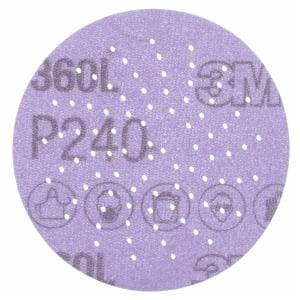 3M Xtract Film Disc 360L, P240 3MIL, 3 in, Die 300LG, 100/Carton, 500 ea/Caseimage