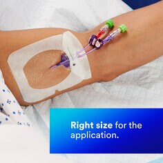 thumbnail image 2 of 3M 9132 Tegaderm Antimicrobial I.V. Advanced Securement Dressing 2 3/4\" X 3 3/8\" (25/Box) - GB TECH USA 2 of 13