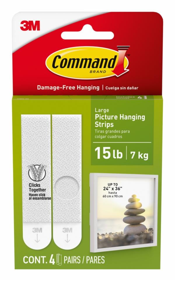 Command 15 Lb White Picture Hanging Strips 17206-ES