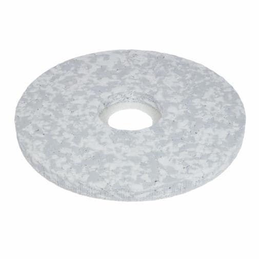 Produktbild von 3M Melamin Spezial-Pad Ø 406 Mm / 16 Zoll – Für Grund- & Unterhaltsreinigung Von Hartböden, Weiß