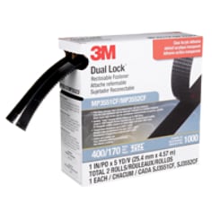 A roll of 3M Dual Lock Reclosable Fastener, Black