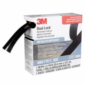 3M™ Dual Lock Reclosable Fastener MP3551CF/MP3552CF, Black, 1 in x 5 yd, Type 400/170, 5 Packs/Case image 3M™ Dual Lock Reclosable Fastener MP3551CF/MP3552CF, Black, 1 in x 5 yd, Type 400/170, 5 Packs/Caseimage