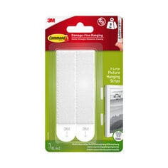 3M Command Picture Hanging Strips, White, M/L - 12 count