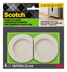 Scotch felt pad cups in packaging.