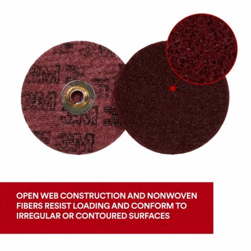 3M Scotch-Brite PN-DS Roloc TS Precision Surface Conditioning Quick