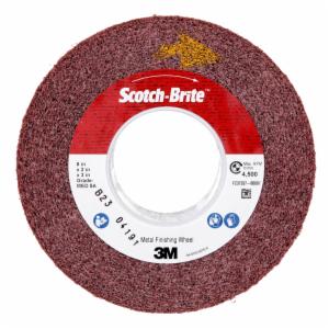 Scotch-Brite Metal Finishing Convolute Wheel, MF-WL, 5A Medium, 8 in x 2 in x 3 in, 2 ea/Caseimage