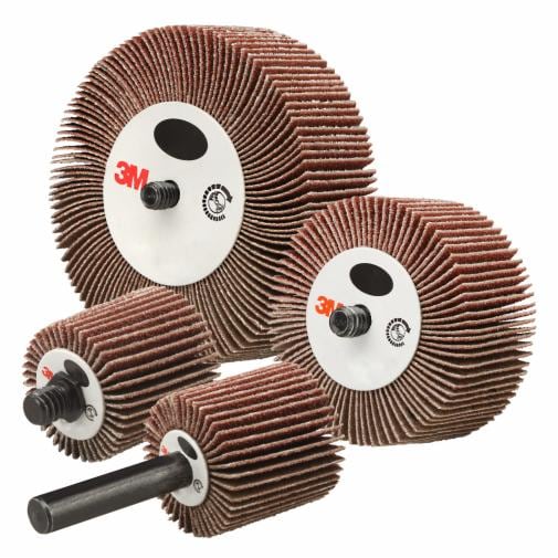 A group of 3M Flap Wheels