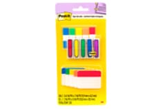 A large assortment of post it flags and tabs with 230 pieces in everyone pack..