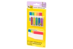 A large assortment of post it flags and tabs with 230 pieces in everyone pack..