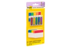 A large assortment of post it flags and tabs with 230 pieces in everyone pack..
