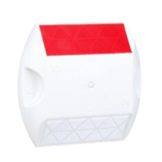 Marqueurs à bandes rugueuses pour chaussées 3M™, RPM-290-WR, bidirectionnels, blancs/rouges