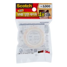 스카치™ 강력 폼양면테이프 5185D, 18 mm x 1.5 m, Restricted