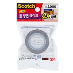 스카치™ 강력 폼양면테이프 3211, 24 mm x 1.1 m, Restricted