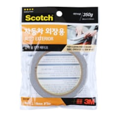 스카치™ 강력 자동차 외장용 폼 양면테이프 EX130, 18 mm x 3 m