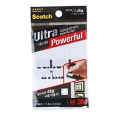 스카치™ 초강력 다용도 폼 양면테이프 UPT1325, 액자용, 13 mm x 25 mm