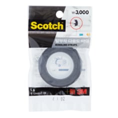 스카치™ 일반 탈부착 다용도 타이, 2 m, Restricted