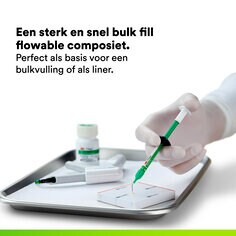 1- Bulk Fill Flowable Capsule- Een sterk en snel bulk fill flowable composiet