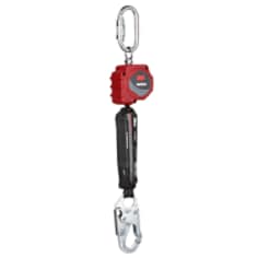 A 3M Protecta Self-Retracting Lifeline with Carabiner 3100506, Web, Steel Snap Hook, 6 ft