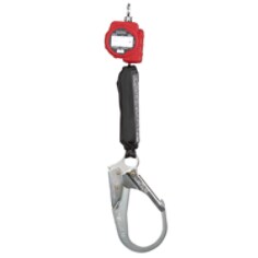 A 3M Protecta Self-Retracting Lifeline 3100505, Web, Steel Rebar Hook, 6 ft