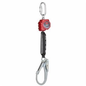 3M™ Protecta Self-Retracting Lifeline with Carabiner 3100508, Web, Steel Rebar Hook, 6ftimage