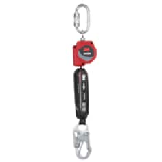 A 3M Protecta Self-Retracting Lifeline with Carabiner 3100506, Web, Steel Snap Hook, 6 ft