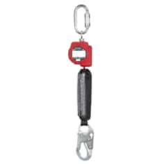 A 3M Protecta Self-Retracting Lifeline with Carabiner 3100506, Web, Steel Snap Hook, 6 ft
