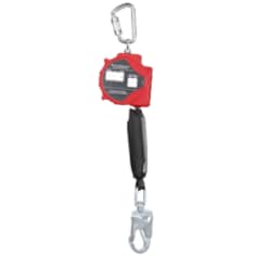 A 3M PROTECTA Self-Retracting Lifeline with Carabiner 3100516, Web, Swivel Snap Hook, 20ft