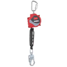 A 3M PROTECTA Self-Retracting Lifeline with Carabiner 3100516, Web, Swivel Snap Hook, 20ft