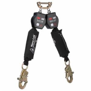 3M™ DBI-SALA Nano-Lok Hot Work Twin-Leg Personal Self-Retracting Lifeline 3100565, Kevlar Fiber Web, 6 ftimage