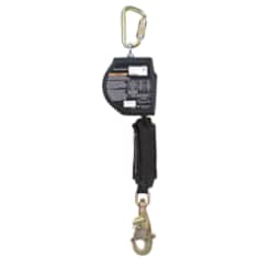 A 3M DBI-SALA Nano-Lok Self-Retracting Lifeline, 11ft Kevlar, Steel Snap Hook