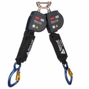 3M™ DBI-SALA Nano-Lok Arc Flash Twin-Leg Personal Self-Retracting Lifeline 3100586, Kevlar Fiber Web, 8 ftimage